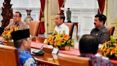 Presiden Jokowi Tegaskan Pentingnya Bangun Sinergi Nasional ke MPR RI
