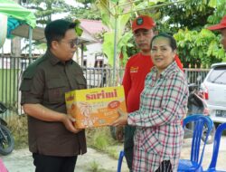 Wabup Kukar Rendi Solihin Salurkan Bantuan Untuk Korban Kebakaran di Loa Ipuh