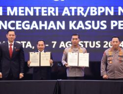 Kementerian ATR/BPN Bersama Polri Selamatkan Uang Negara Rp 5,7 Triliun