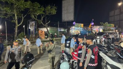 Razia di Sejumlah Ruas Jalan Samarinda, Aparat Gabungan Ciduk 32 Oknum Jukir Liar