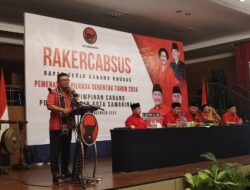 Hadiri Rapat Kerja Cabang Khusus Pemenangan Pilkada 2024, Saefuddin Zuhri Ucapkan Terima Kasih ke PDIP