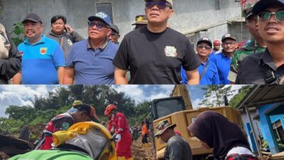 Wali Kota Andi Harun Tinjau Langsung Lokasi Longsor di Gunung Lingai