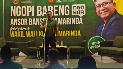 Saefuddin Zuhri Ngopi Bareng GP Ansor, Wujud Sinergi Pemuda dan Pemerintah Membangun Samarinda