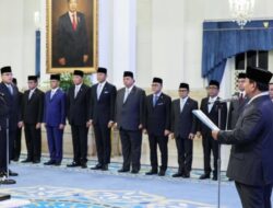 Reshuffle Kabinet: Ini Daftar Lengkap Menteri, Wamen dan Pejabat yang Dilantik Prabowo