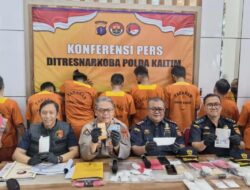 Ungkap Jaringan Narkoba Lintas Daerah, Polda Kaltim Amankan 2,6 Kilogram Sabu