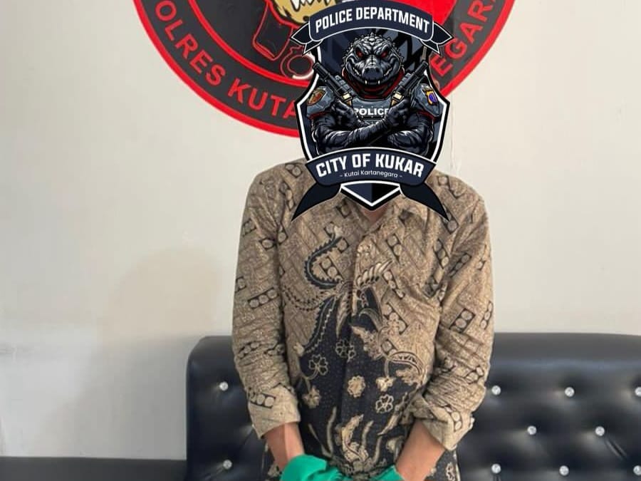 Tersangka pelaku pencurian yang Diamankan oleh Tim Alligator Polres Kukar