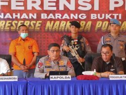 Upaya Polda Kaltara Berantas Narkoba, Musnahkan Hampir 10 Kg Sabu