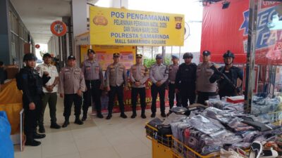 Polresta Samarinda meningkatkan intensitas pengamanan dengan menggelar patroli skala besar menjelang malam tahun baru 2026.