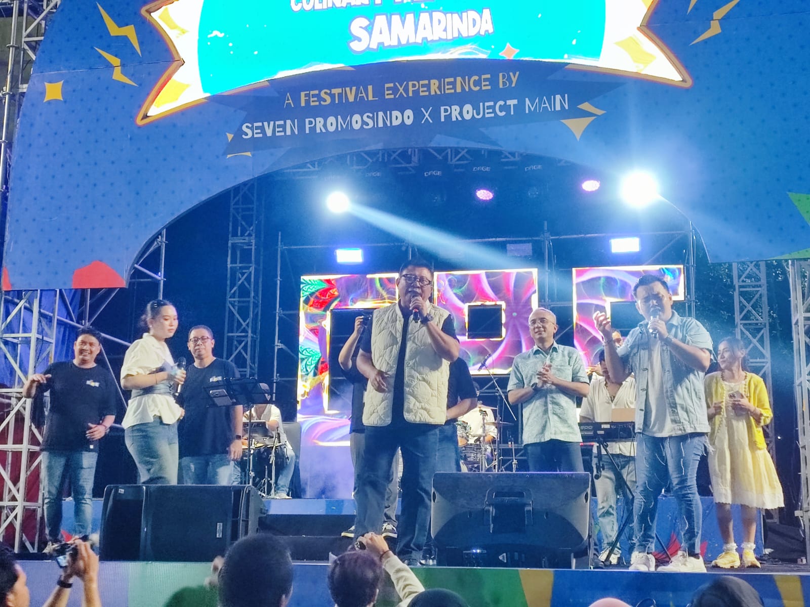 Wakil Wali Kota Samarinda, Saefuddin Zuhri yang turut menghadiri penutupan kegiatan Culinary Playland Samarinda (CPS) 