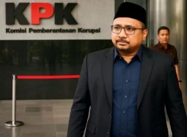 Mantan Menteri Agama Yaqut Cholil Qoumas atau Gus Yaqut jadi tersangka kasus dugaan kurupsi