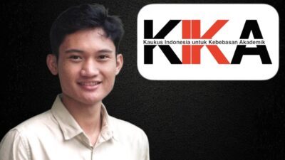 KOLASE FOTO - Ketua Badan Eksekutif Mahasiswa (BEM) Universitas Gadjah Mada, Tiyo Ardianto dan KIKA