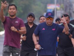 Usai Jogging Pagi, Hasto Kristiyanto Sebut Kota Samarinda Alami Banyak Kemajuan