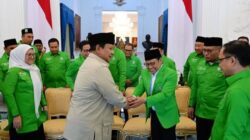 Jajaran pengurus Dewan Pengurus Pusat (DPP) Partai Kebangkitan Bangsa (PKB) temui Prabowo