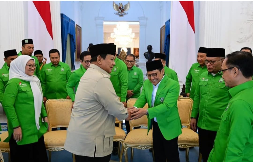 Jajaran pengurus Dewan Pengurus Pusat (DPP) Partai Kebangkitan Bangsa (PKB) temui Prabowo