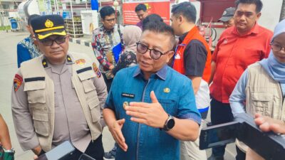 Wakil Wali Kota Samarinda, Saefuddin Zuhri sidak SPBU