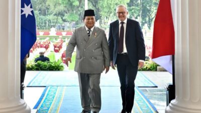 Presiden Prabowo Subianto menerima kunjungan Perdana Menteri Australia Anthony Albanese