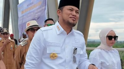 13 Tahun Dinantikan Warga, Jembatan Sungai Nibung Diresmikan Gubernur Rudy Mas’ud