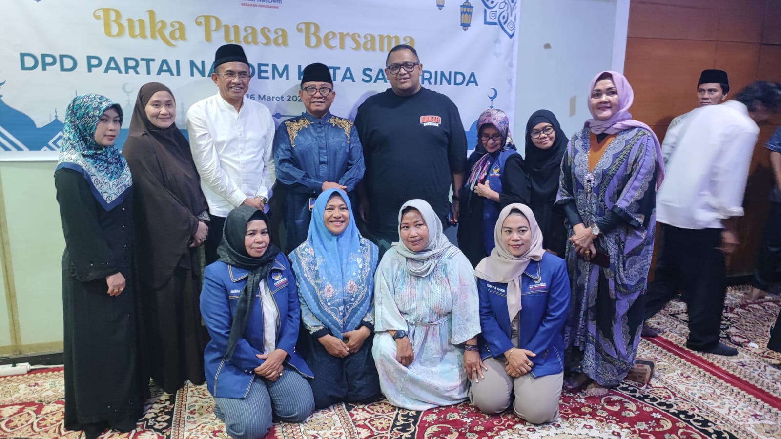 Saefuddin Zuhri menghadiri kegiatan buka puasa bersama dan silaturahmi yang digelar Partai NasDem Samarinda