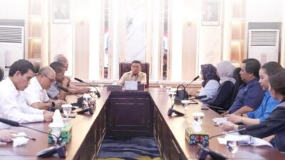 Audiensi yang digelar Wakil Wali Kota Saefuddin Zuhri bersama Komunitas Souvenir Bunga Samarinda (Kosbunda)