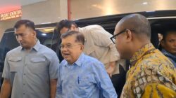 Wakil Presiden RI ke-10 dan ke-12, Jusuf Kalla (JK), mendatangi Gedung Bareskrim Polri