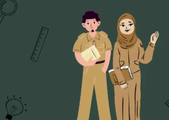 Ilustrasi guru