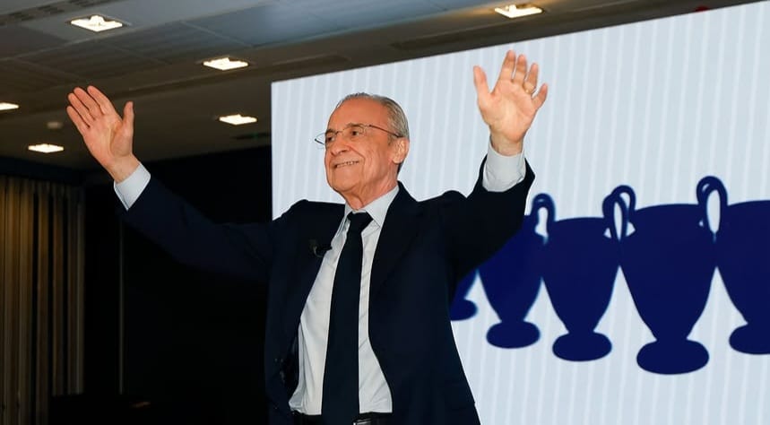 Florentino Pérez kembali dipercaya memimpin Real Madrid CF