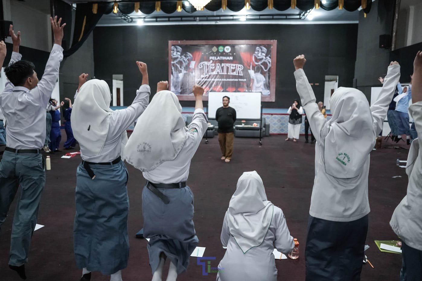 Pelatihan Teater bagi Pelajar yang digelar UPTD Taman Budaya Provinsi Kalimantan Timur