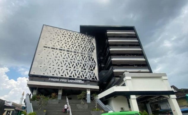 Bangunan Pasar Pagi Samarinda