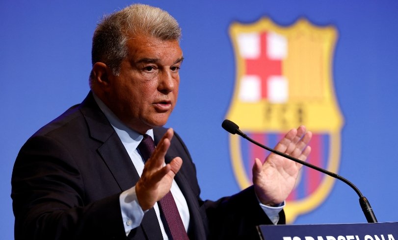 Presiden Barcelona Joan Laporta