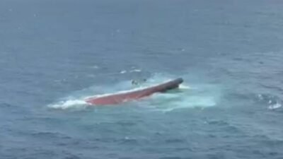KMP Virgo Transport 8 Terbalik di Laut Jawa