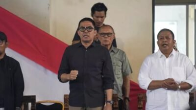 Andi Harun saat membuka Kejuaraan Taekwondo Piala Wali Kota Samarinda Tahun 2026 di Gedung Dojang Taekwondo Kaltim