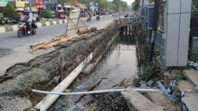 Foto pembenahan drainase di Kota Samarinda sebagai upaya untuk mencegah banjir (ist)