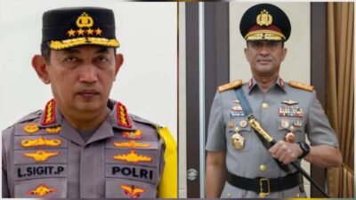 KOLASE FOTO: Jenderal Polisi Listyo Sigit Prabowo dan Komjen Pol. Suyudi Ario Seto