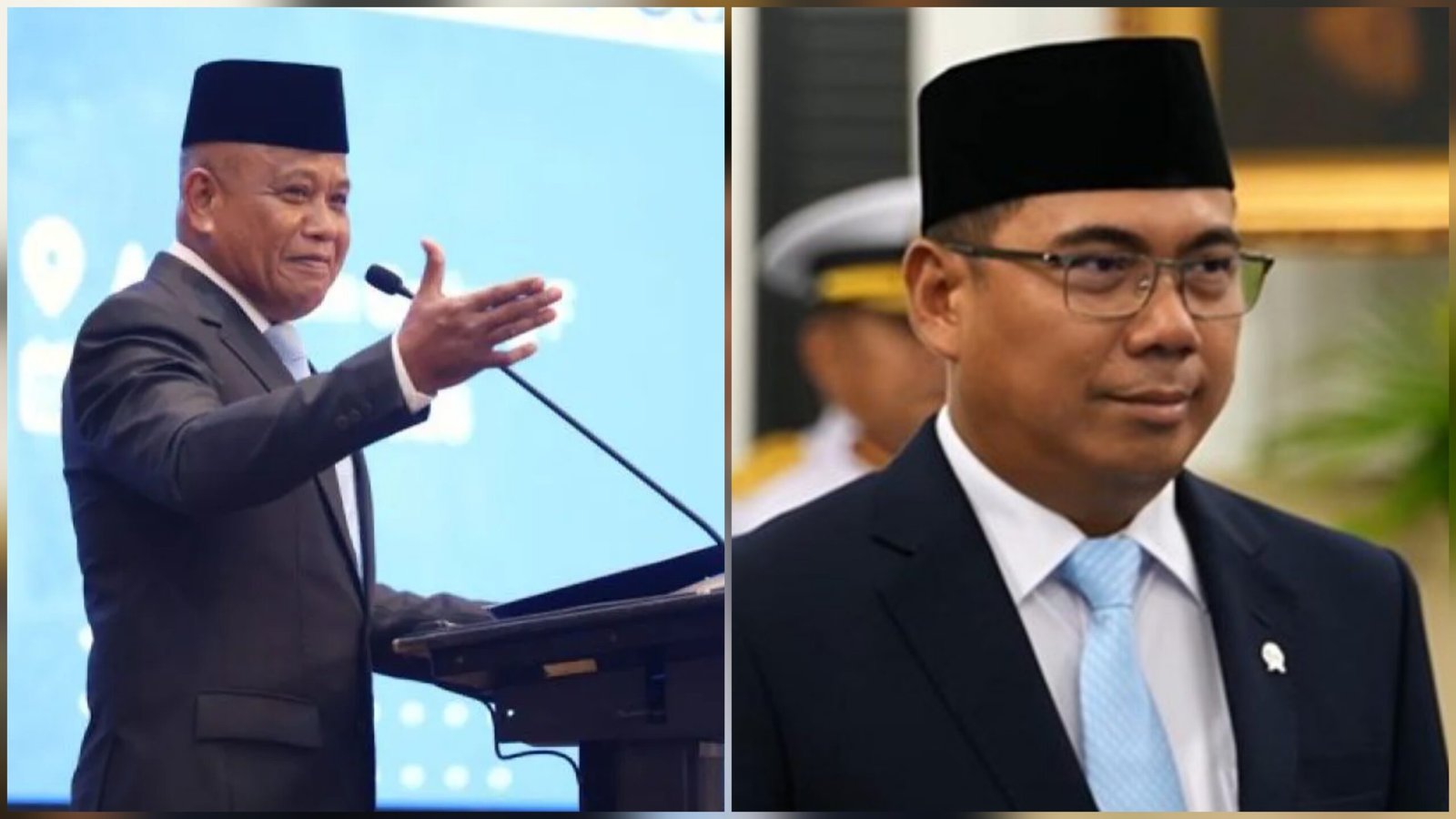Wamentan Alim Setiawan Slamet dan Wamentan M. Saleh Mustafa