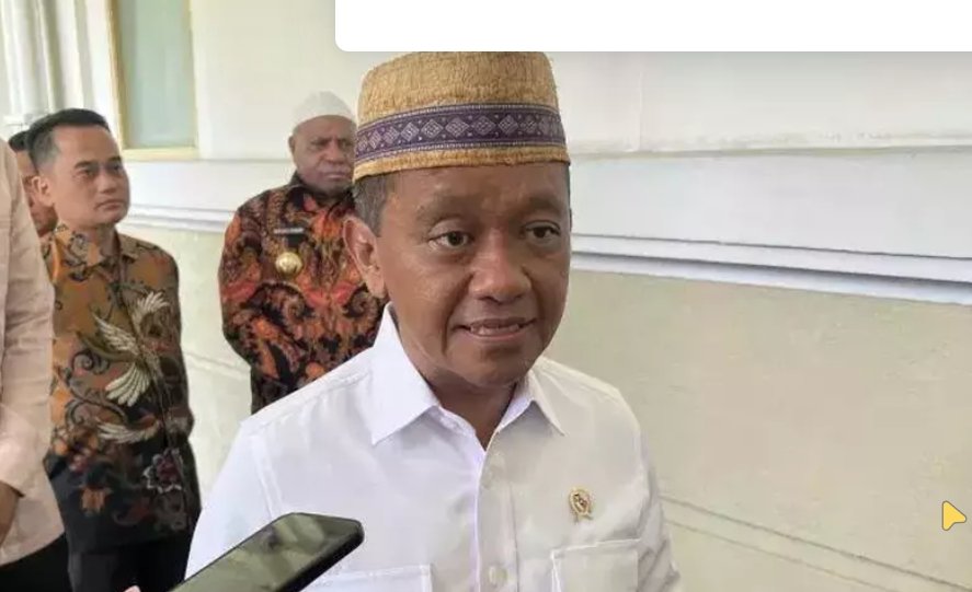 Menteri Energi dan Sumber Daya Mineral (ESDM) Bahlil Lahadalia