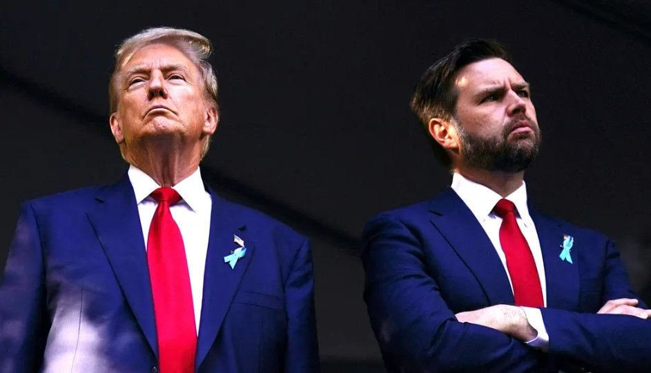 Presiden Amerika Serikat Donald Trump, dan Wakil Presiden JD Vance